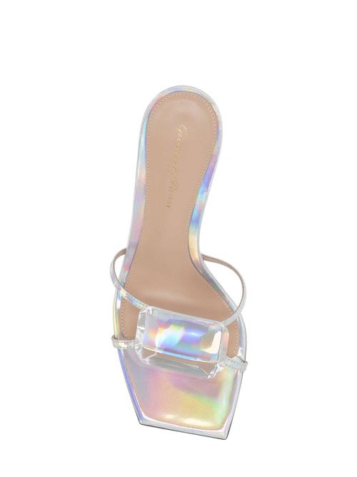 Gemstone-detail iridescent mules Gianvito Rossi | G1678070RICMETHOLOGRAM